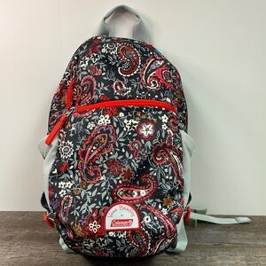 Vera Bradley X Coleman 15L Lightweight Backpack -Eden Paisley Grey